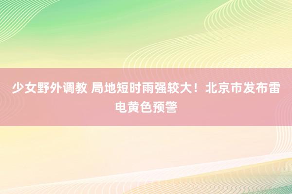 少女野外调教 局地短时雨强较大！北京市发布雷电黄色预警